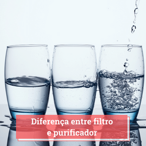 diferença entre filtro e purificador