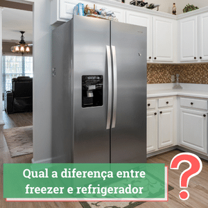 qual a diferença entre freezer e refrigerador